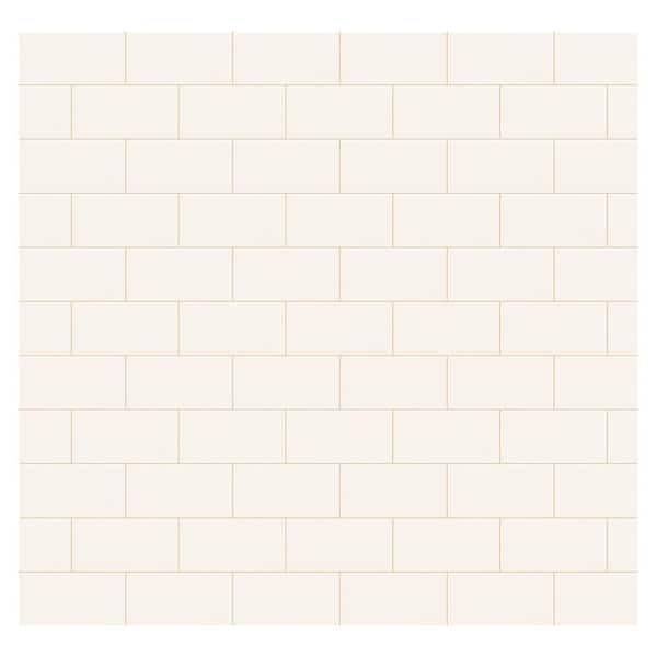 Rittenhouse Square Matte Arctic White 3 in. x 6 in. Ceramic Subway Wall Tile (12.5 sq. ft. / case)