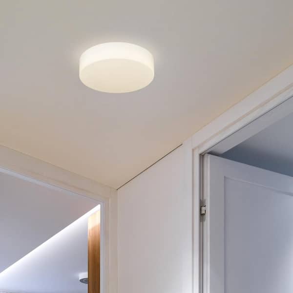 Toli 12 in. Brushed Champagne Bronze LED Flush Mount