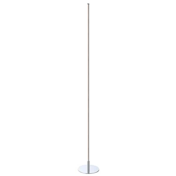 Iris 59.5 in. Chrome Integrated LED Floor Lamp