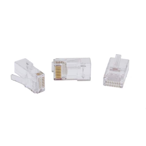 CAT 6 Single Piece Modular Plug (25-Pack)