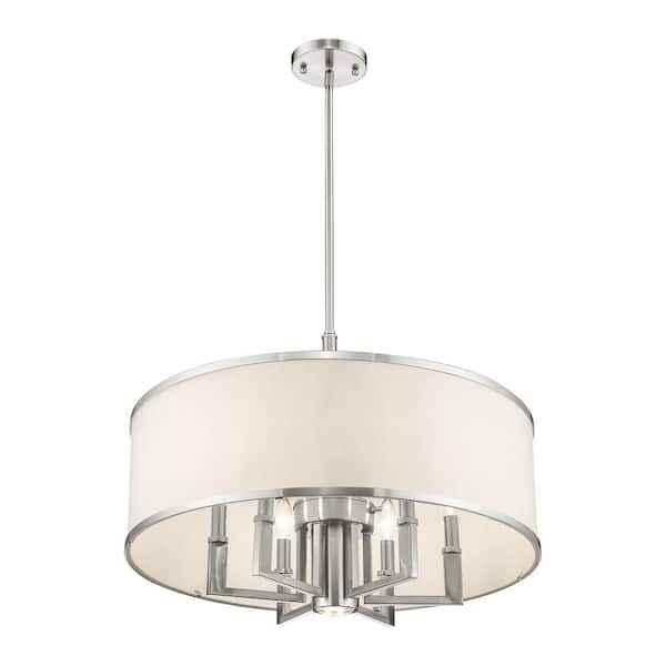 Park Ridge 7 Light Brushed Nickel Chandelier