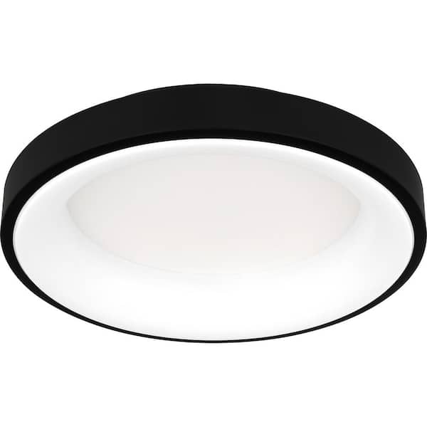 Stanton 13 in. Brushed Nickel Integrated LED Flush Mount