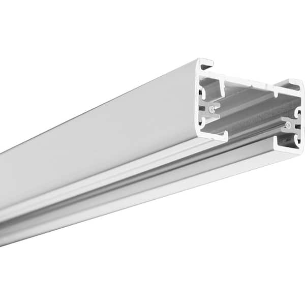 8 ft. Matte White Linear Track Track Lighting Rail
