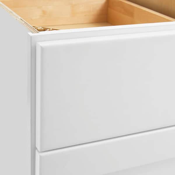Avondale 30 in. W x 24 in. D x 34.5 in. H Ready to Assemble Plywood Shaker Base Kitchen Cabinet in Alpine White