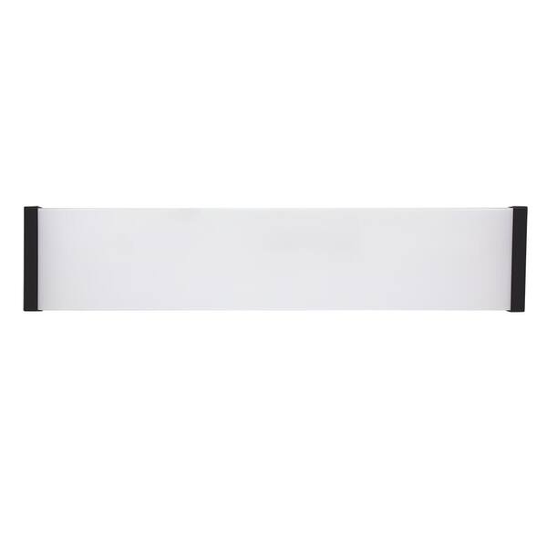 48 in. x 10 in. 4200 Lumens Matte Black Wood End Caps Integrated LED Panel Light 3000K 4000K 5000K Dimmable (4-Pack)