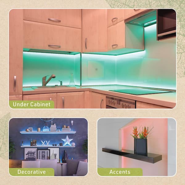 Multi-Color LED Strip Light Kit with Remote