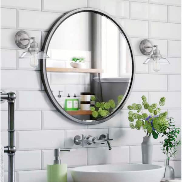 Iron Hill 1-Light Brushed Nickel Wall Sconce