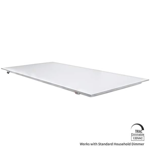 2 ft. x 4 ft. 4500 Lumens integrated LED panel light, 4000K