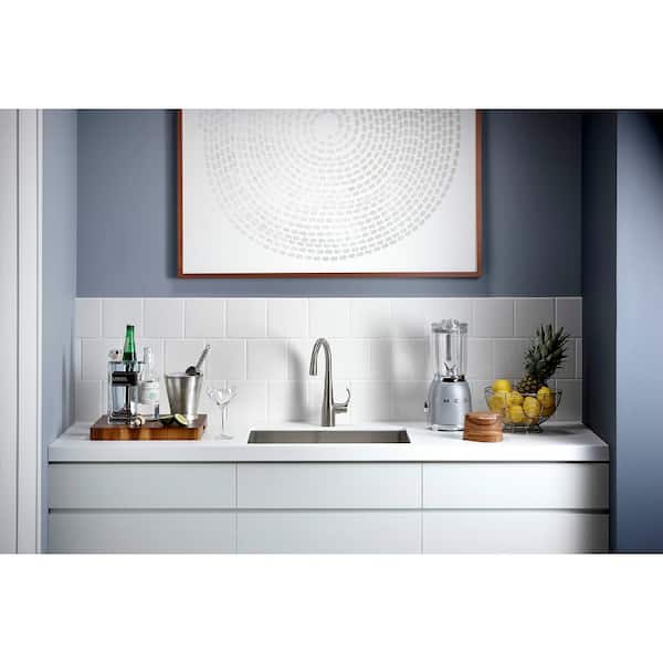 Simplice Single-Handle Bar Faucet in Vibrant Stainless