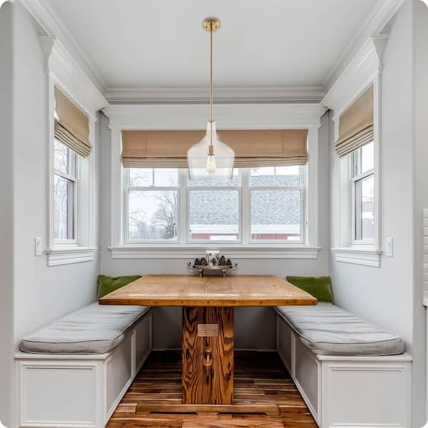 Lucy 16 in. 60-Watt 1-Light Cool Brass Modern Bowl Pendant Light with Clear Glass Shade