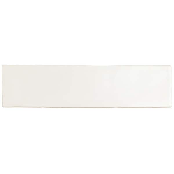 Strait White 3 in. x 12 in. Matte Ceramic Subway Wall Tile (22-Pieces 5.38 sq. ft. / Case)
