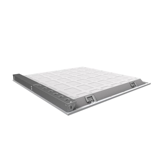 24 in. x 24 in. 20/30/35-Watt 2454-4044 Lumens White Integrated LED Flat Panel Backlit, Color Selectable 3500 4000 5000K