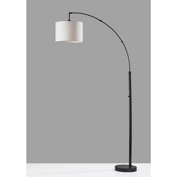 Bowery 73.5 in. Black Arc Lamp