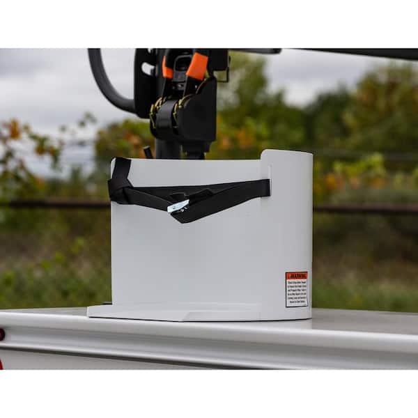 Steel Water Cooler Mount in White