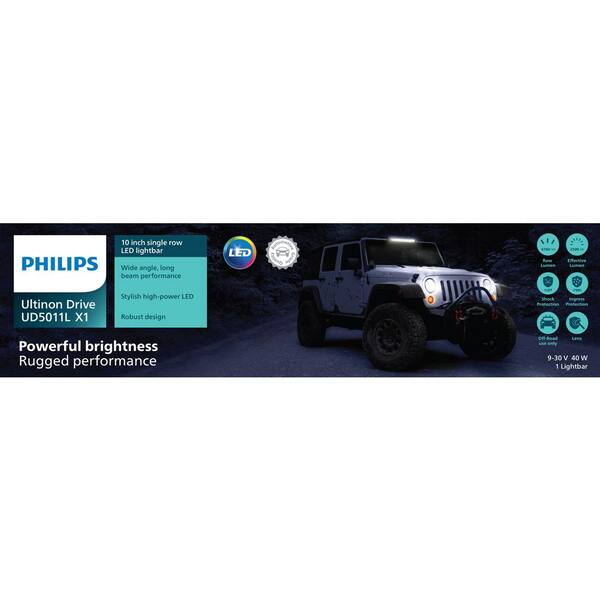 Ultinon Drive LED Light Bar - 10 in. Single Row