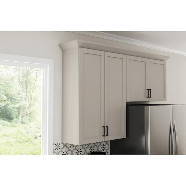 Courtland 3 in. W x 30 in. H Cabinet Filler in Sterling Gray