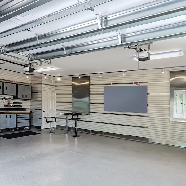 FML4W 4 ft. 4000/5000/6000 Lumens Integrated LED Dimmable White Wraparound Light, 4000K