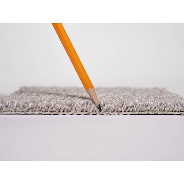 Nimble Creek - Pebble - Gray 32 oz. SD Polyester Texture Installed Carpet