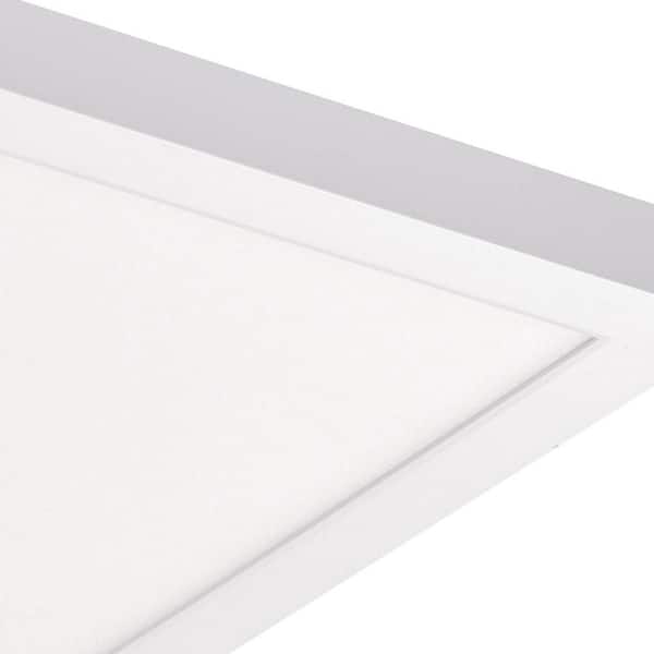 Flexinstall Panel 12 in. x 12 in. White Integrated LED Flat Panel Light with 5CCT Plus DuoBright