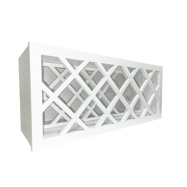Liberty White Plywood Shaker Stock Ready to Assemble Wine-Rack Wall Kitchen Cabinet (36 in. W x 15 in. H x 12 in. D)