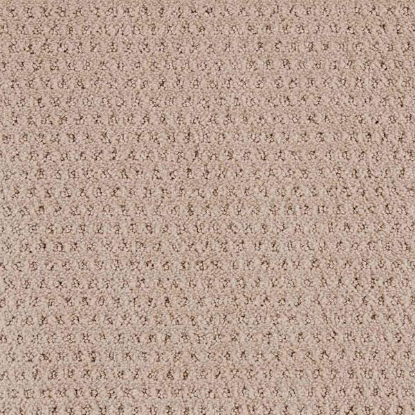 Game Face  - Natural - Beige 31 oz. Triexta Texture Installed Carpet