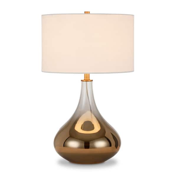 Ceres 24 in. Brass Ombre Glass Table Lamp