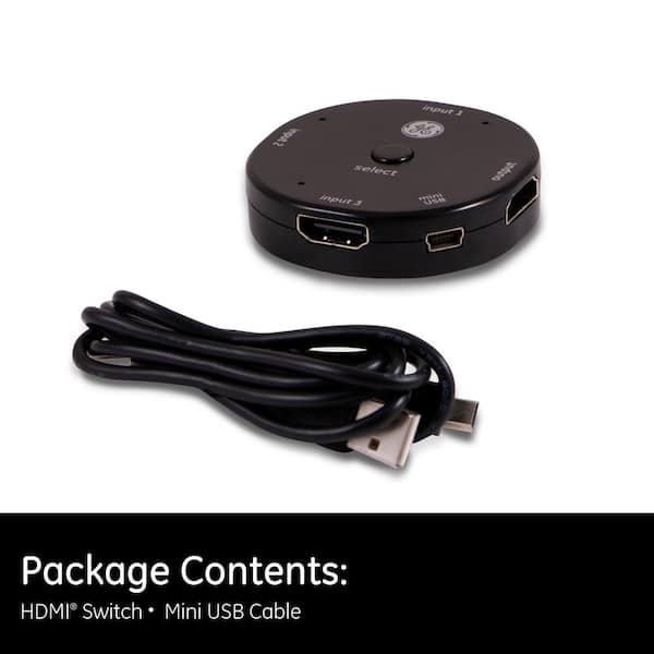 3-Device 4K HDMI 2.0 Switch, 3 to 1 HDMI Connection