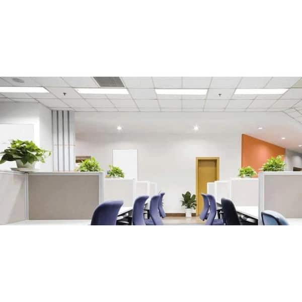 Elite 23.74 in. x 1.85 in. 5004 Lumens Integrated LED Flat Panel Light 5000 K