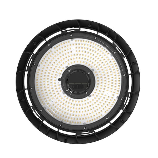 14 in. Black Integrated LED Dimmable High Bay Light at 30000 Lumens, 5000K Daylight