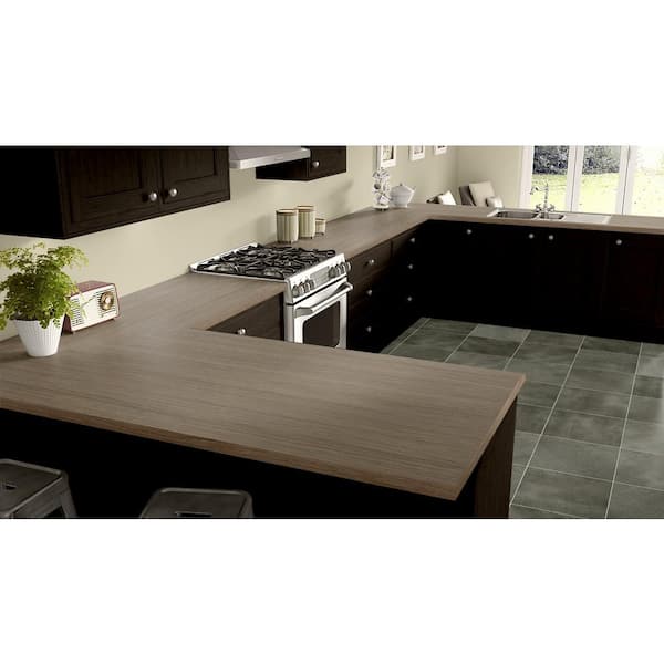 5 ft. x 10 ft. Laminate Sheet in Landmark Wood with Premium SoftGrain Finish