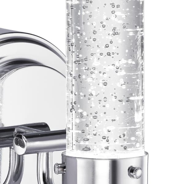 Cava 8-Watt Chrome Integrated LED Wall Mount Sconce