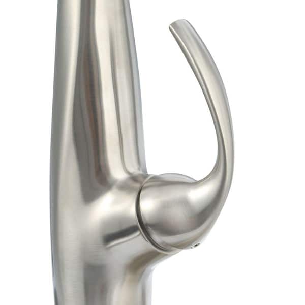 Avanti Single-Handle Pull-Down Sprayer Kitchen Faucet in Stainless Steel