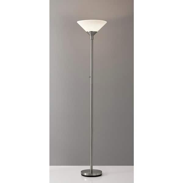 73 in. Steel Torchiere Floor Lamp