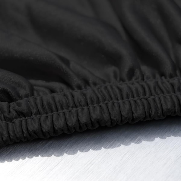 Indoor Stretch 114 in. x 44 in. x 44 in. Black Motorcycle Cover Size MC-2