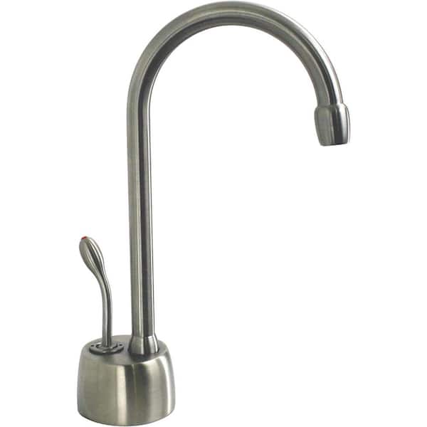 9 in. Velosah 1-Handle Hot Water Dispenser Faucet with Instant Hot Water Tank, Stainless Steel