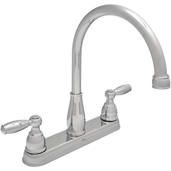Foundations 2-Handle Standard Kitchen Faucet in Chrome