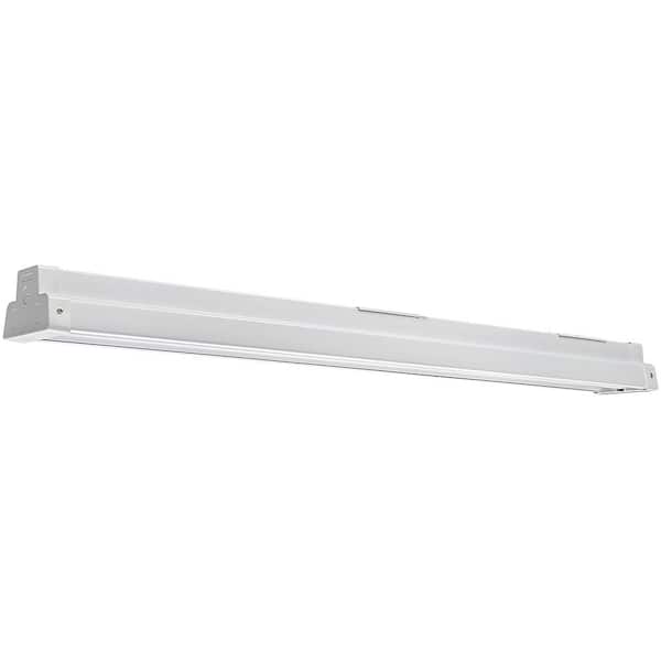 4 ft. White Linear LED High Bay Warehouse Light 9000 Lumens 0 to 10 Volt Dimmable 120-277v  5000K Daylight