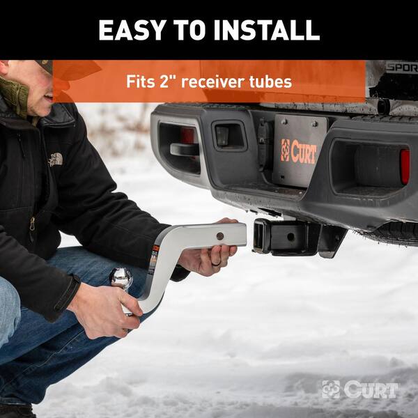 Aluminum Ball Mount (2 Shank, 8,000 lbs., 6 Drop, 8-1/2 L)