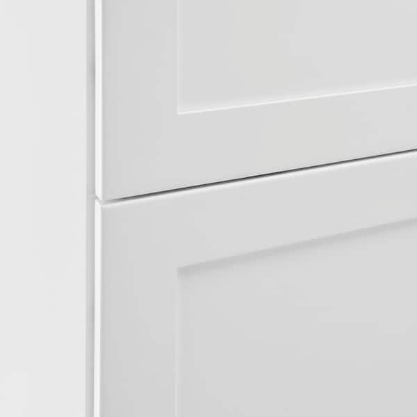 Avondale 18 in. W x 24 in. D x 84 in. H Ready to Assemble Plywood Shaker Pantry Kitchen Cabinet in Alpine White