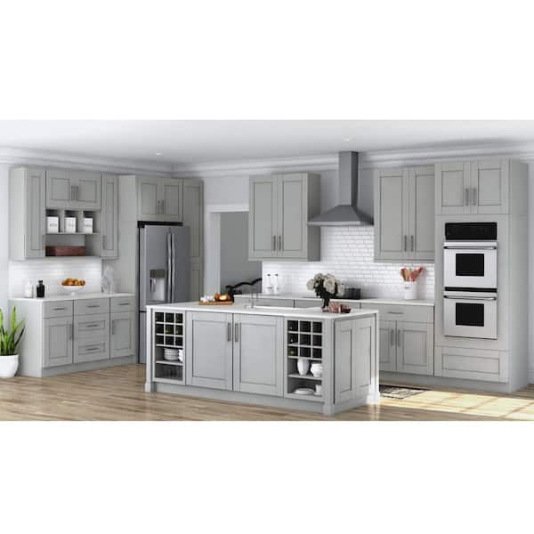 Shaker 91.5 in. W x 2.5 in. H Crown Molding in Dove Gray