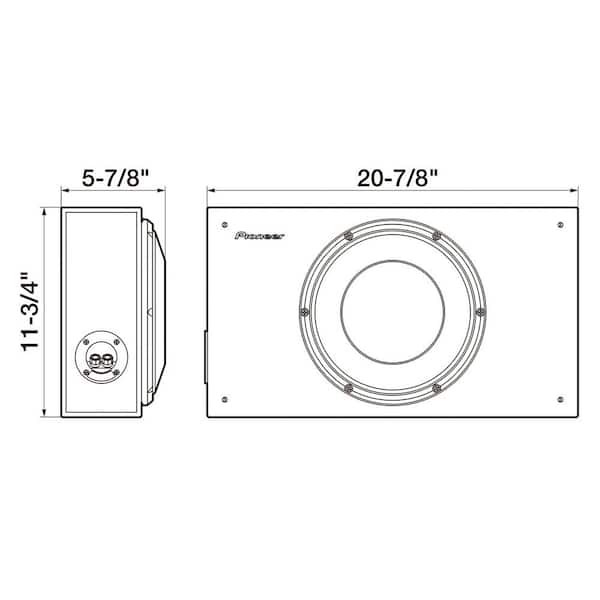 A-Series 10 in. Shallow-Mount Pre-Loaded Enclosure