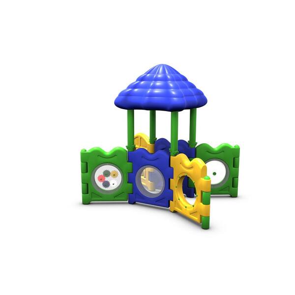 Discovery Center Playhouse with Anchor Bolt Mount