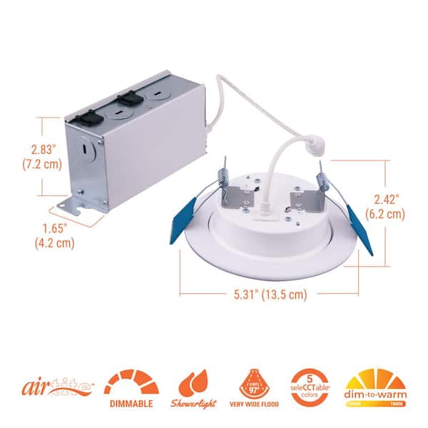 4 in. RL Night Light, 700-Lumens, Selectable CCT, D2W DM