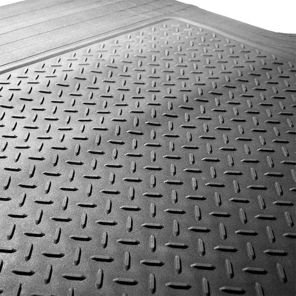 Trimmable Gray Heavy Duty 1 Piece Non Slip 56 in. x 43 in. Vinyl Car Cargo Mat Liner