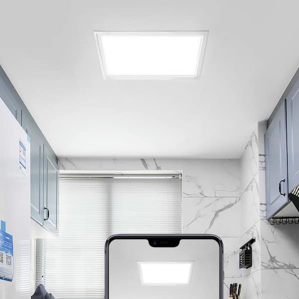 2 ft. x 2 ft. 3750 Lumens PMMA Lens Integrated LED Panel Light, 5000K (4-Pack)