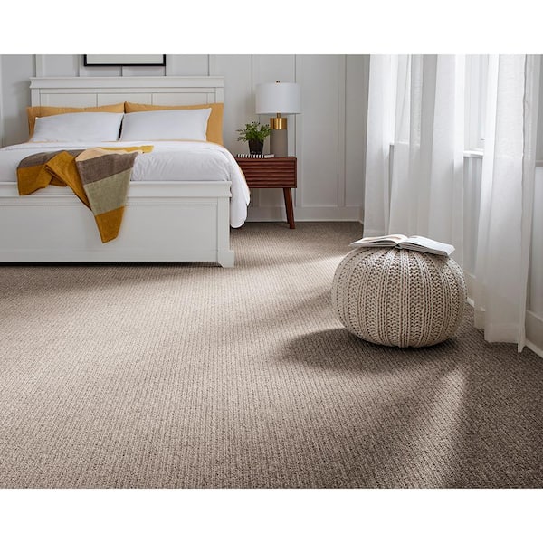 Finton  - Cape Cod - Gray 24 oz. SD Polyester Loop Installed Carpet