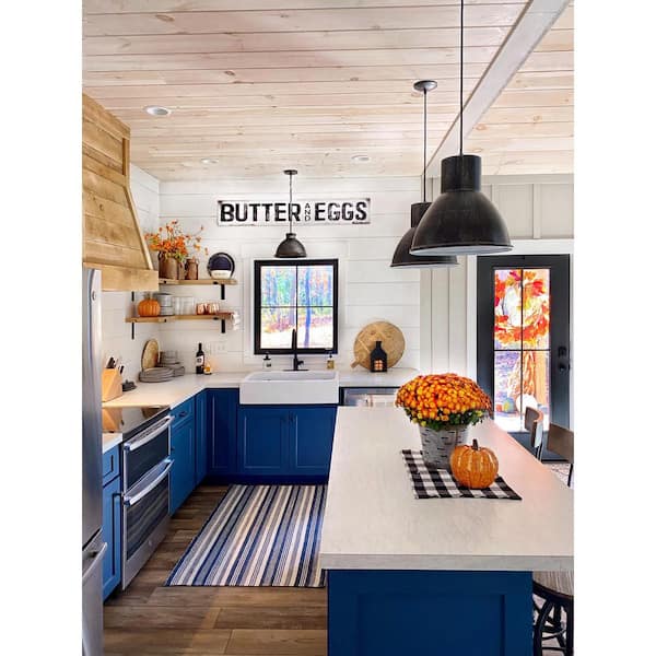 Josephine 34 in. 1-Hole Quick-Fit Drop-In Farmhouse Single Bowl Crisp White Fireclay Kitchen Sink