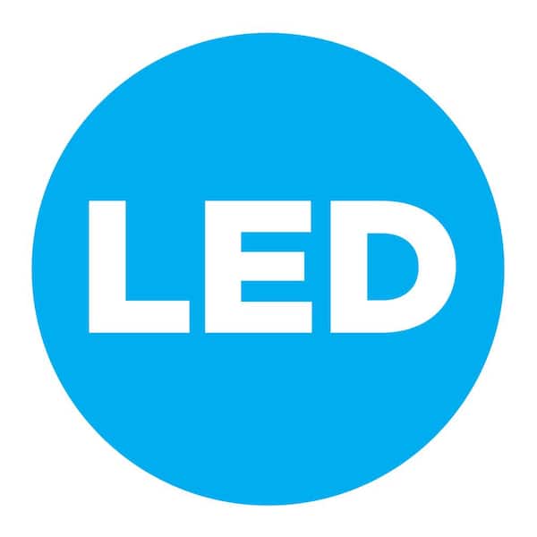 Travis 20-Watt Satin Nickel Integrated LED Flush Mount (2-Pack)