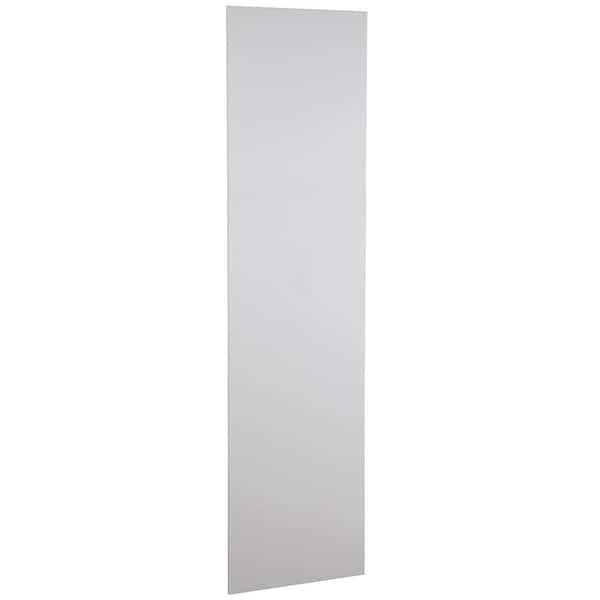 White 24x90x0.51 in. Pantry End Panel