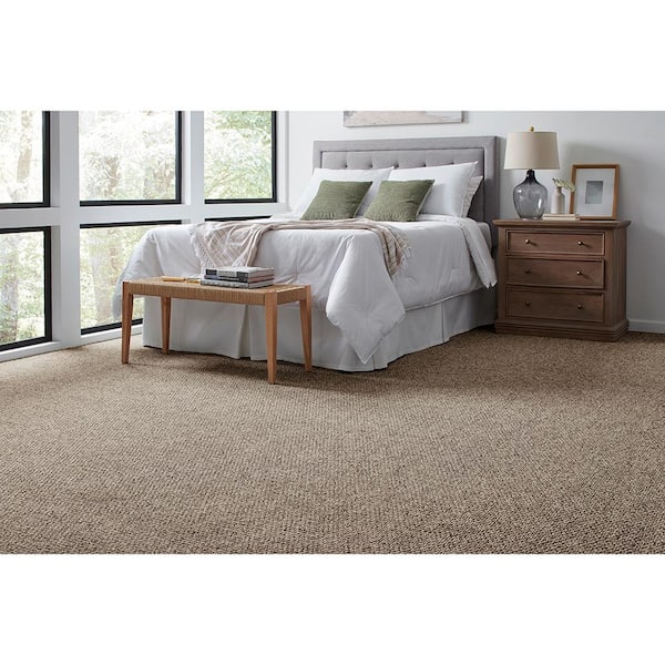 Lanwick  - Salutation - Brown 19 oz. Polyester Pattern Installed Carpet